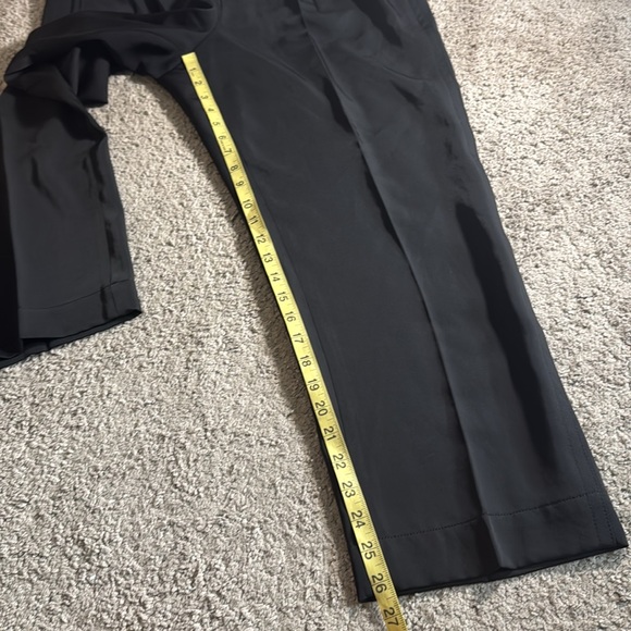 Vince. Large black trouser pants pull on elastic back waist women’s $325 work - Picture 6 of 12